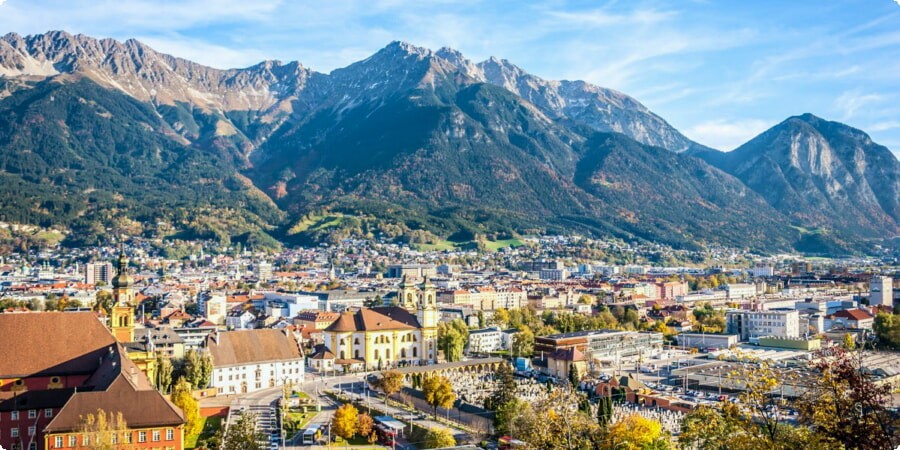 Destaques históricos e panorâmicos de Innsbruck
