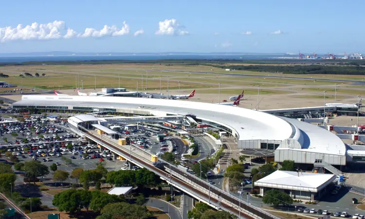 de luchthaven van Brisbane