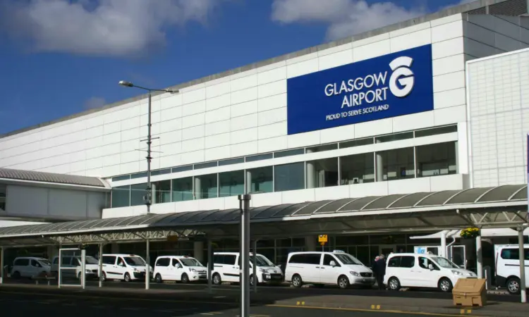 de internationale luchthaven van Glasgow