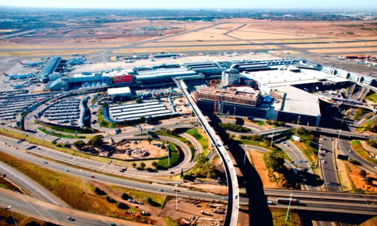 OF Tambo internationale luchthaven