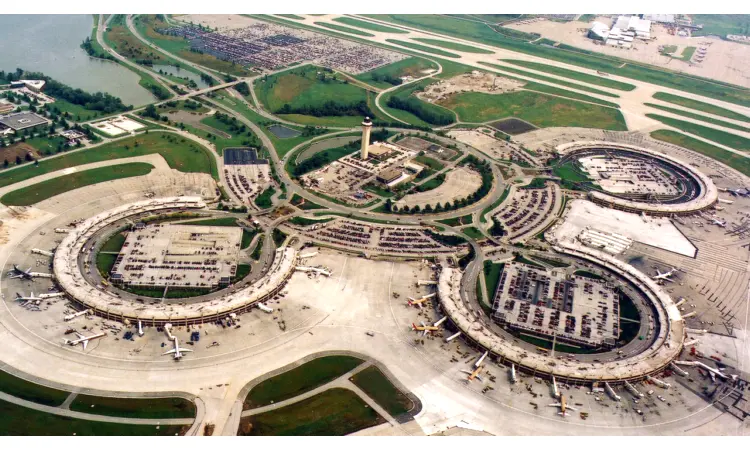 De internationale luchthaven van Kansas City