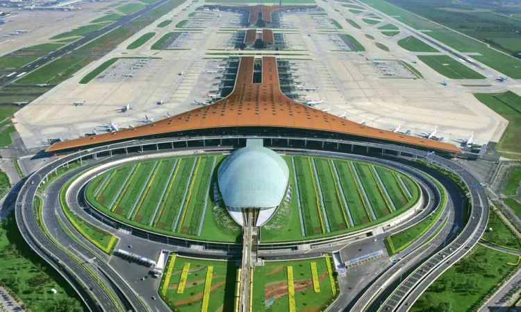 Peking hoofdstad internationale luchthaven