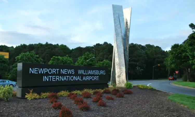 De internationale luchthaven Newport News Williamsburg