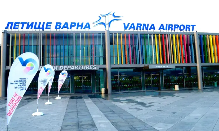de luchthaven van Varna