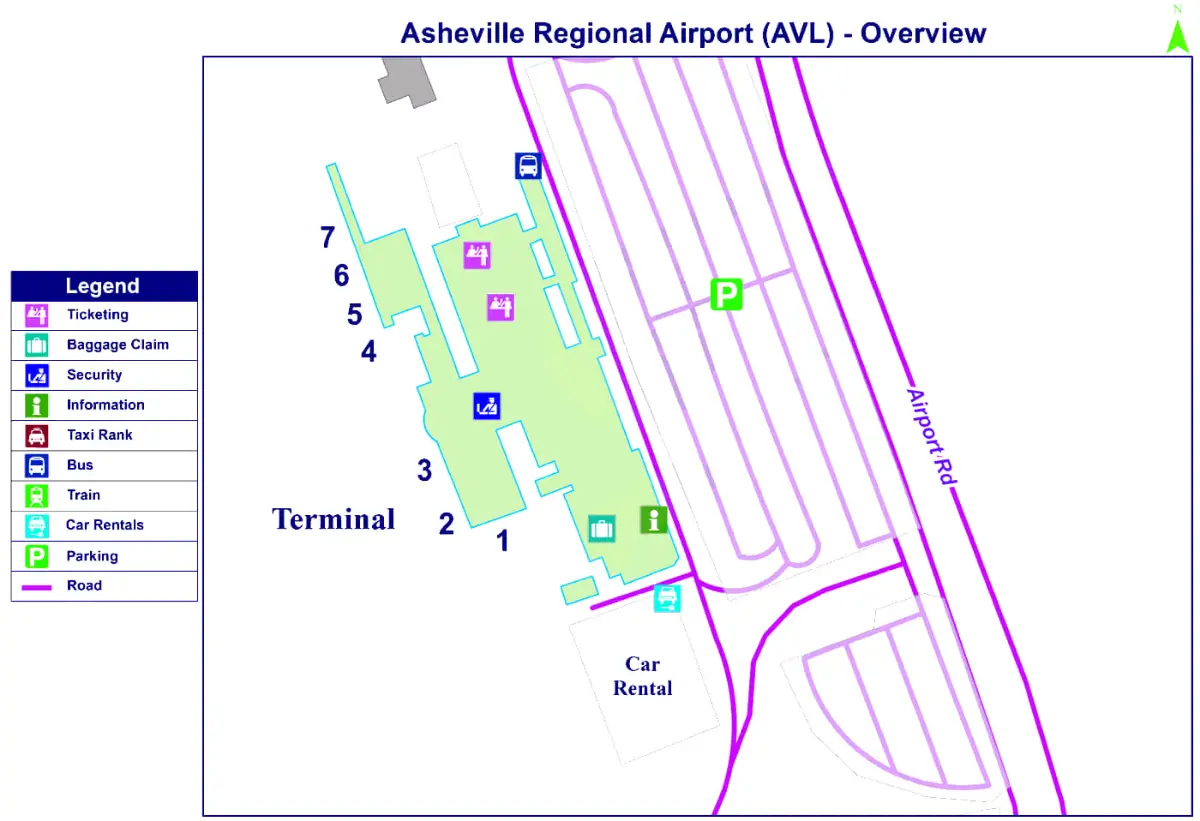 Asheville regionale lufthavn