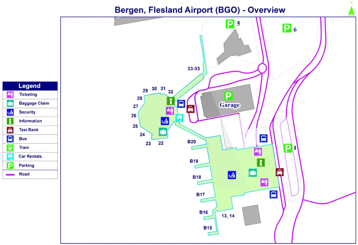Bergen flygplats Flesland