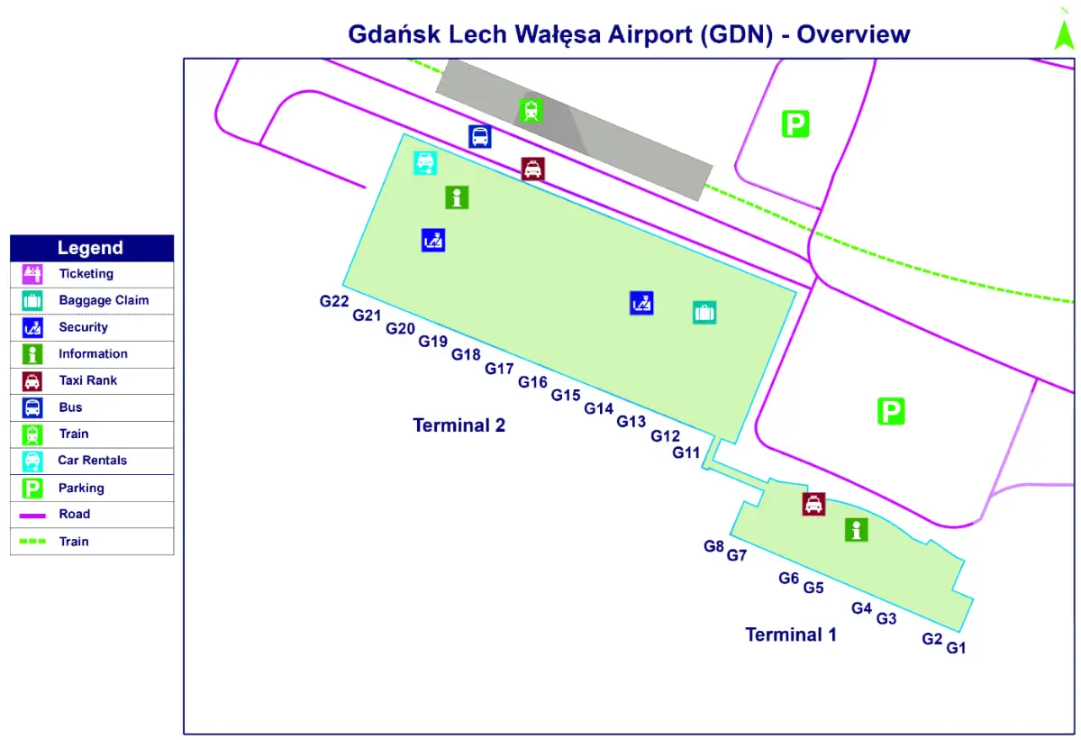 Letiště Lecha Walesy v Gdaňsku