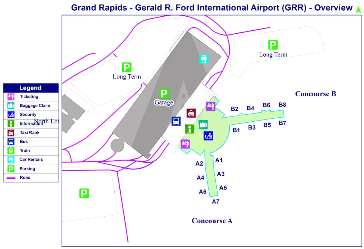 Internationaler Flughafen Gerald R. Ford