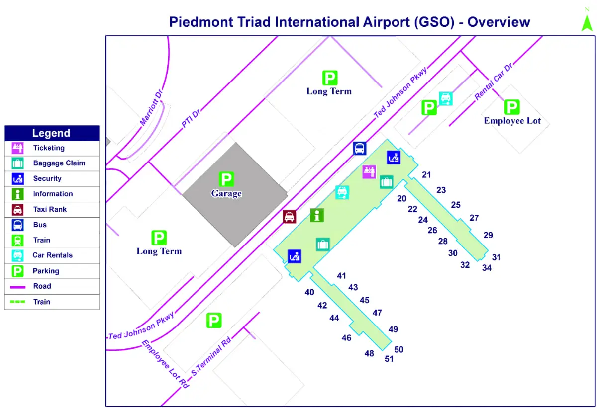 Piedmont Triadin kansainvälinen lentoasema