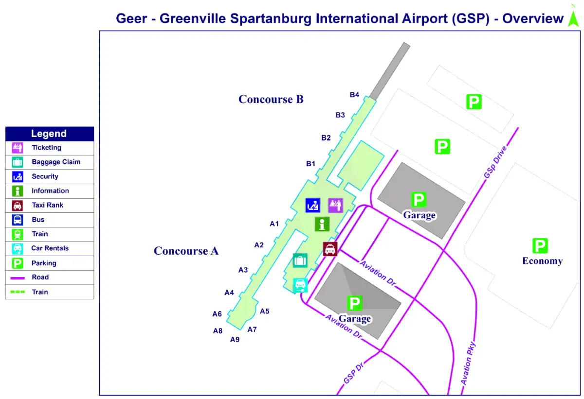 Greenville-Spartanburgin kansainvälinen lentoasema