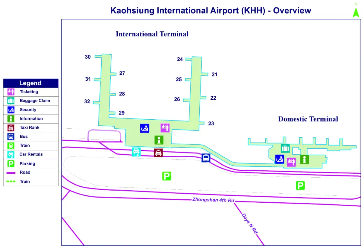 Kaohsiung internasjonale flyplass