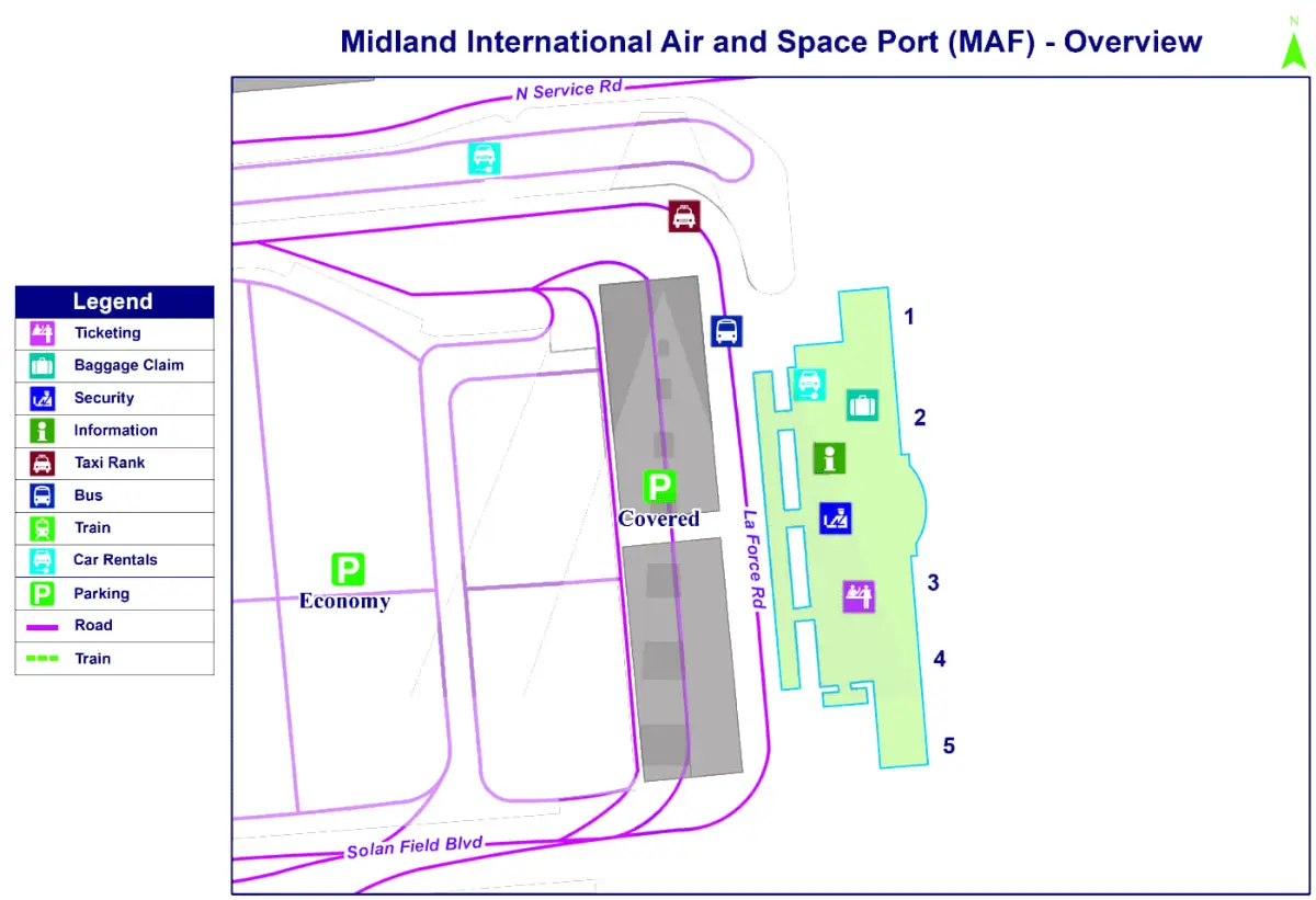 ميناء ميدلاند الدولي الجوي والفضائي