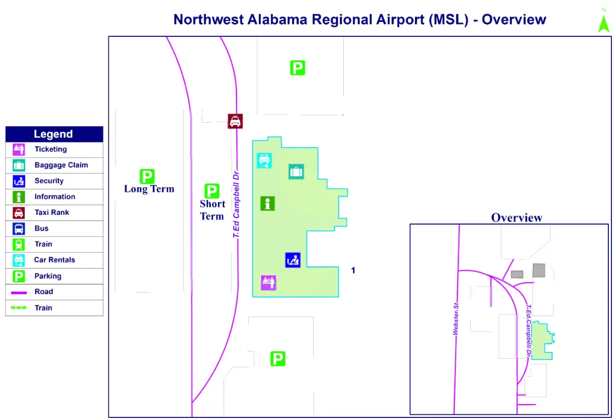 Regionale luchthaven Noordwest-Alabama