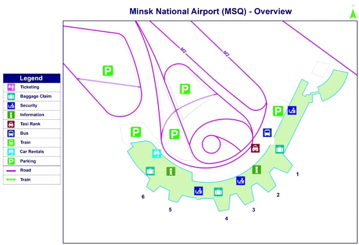 Nationaler Flughafen Minsk