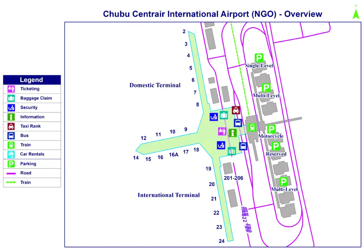 Міжнародний аеропорт Чубу Сентерейр
