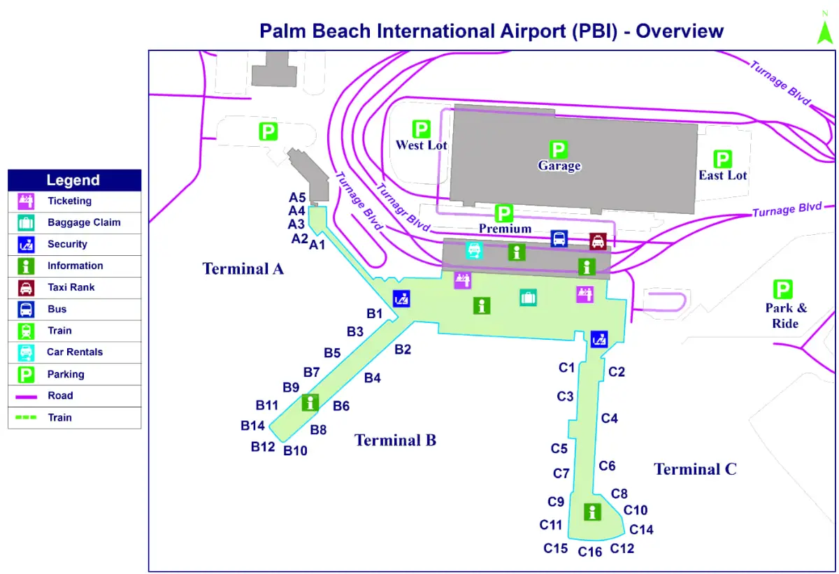 Internationale luchthaven Palm Beach