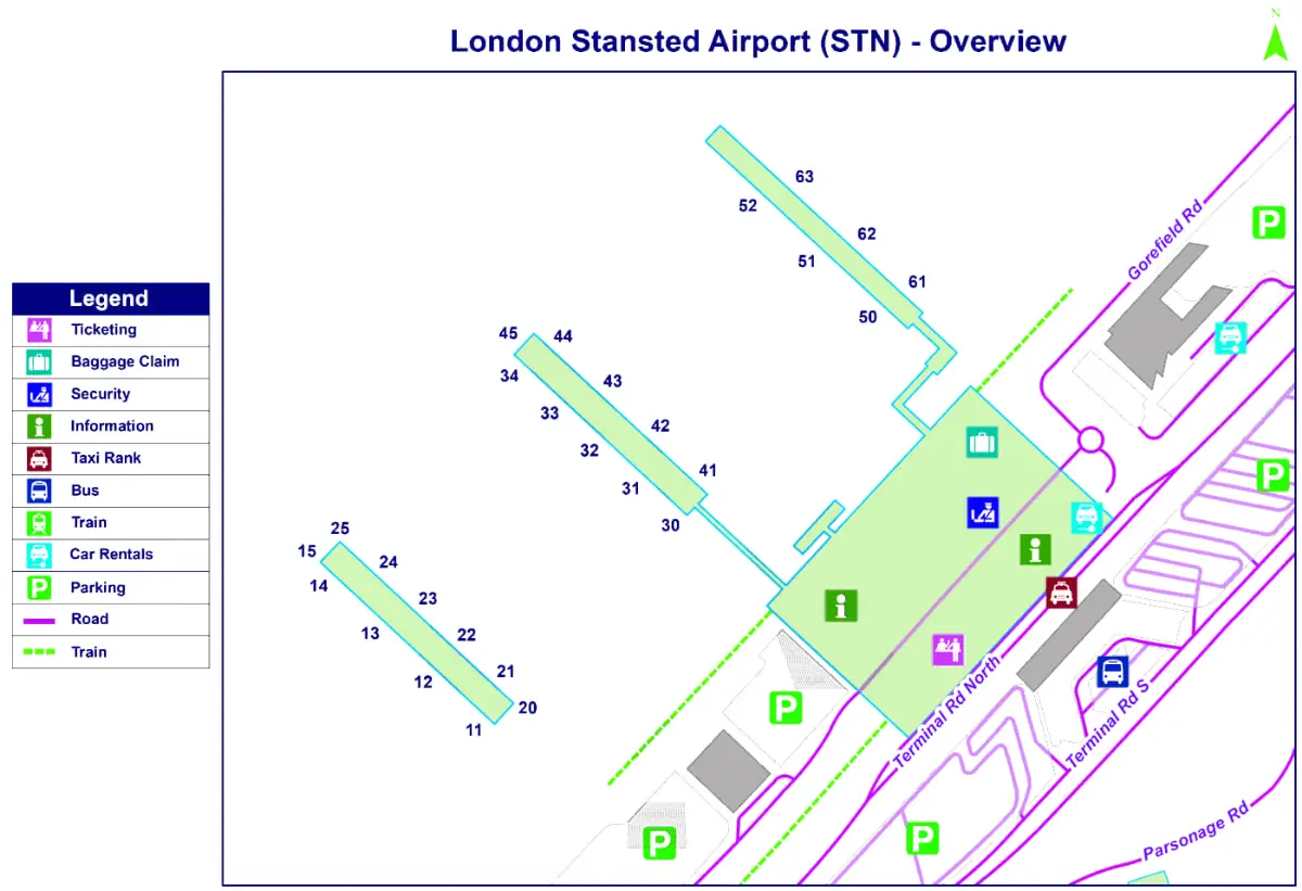 London Stansted flyplass
