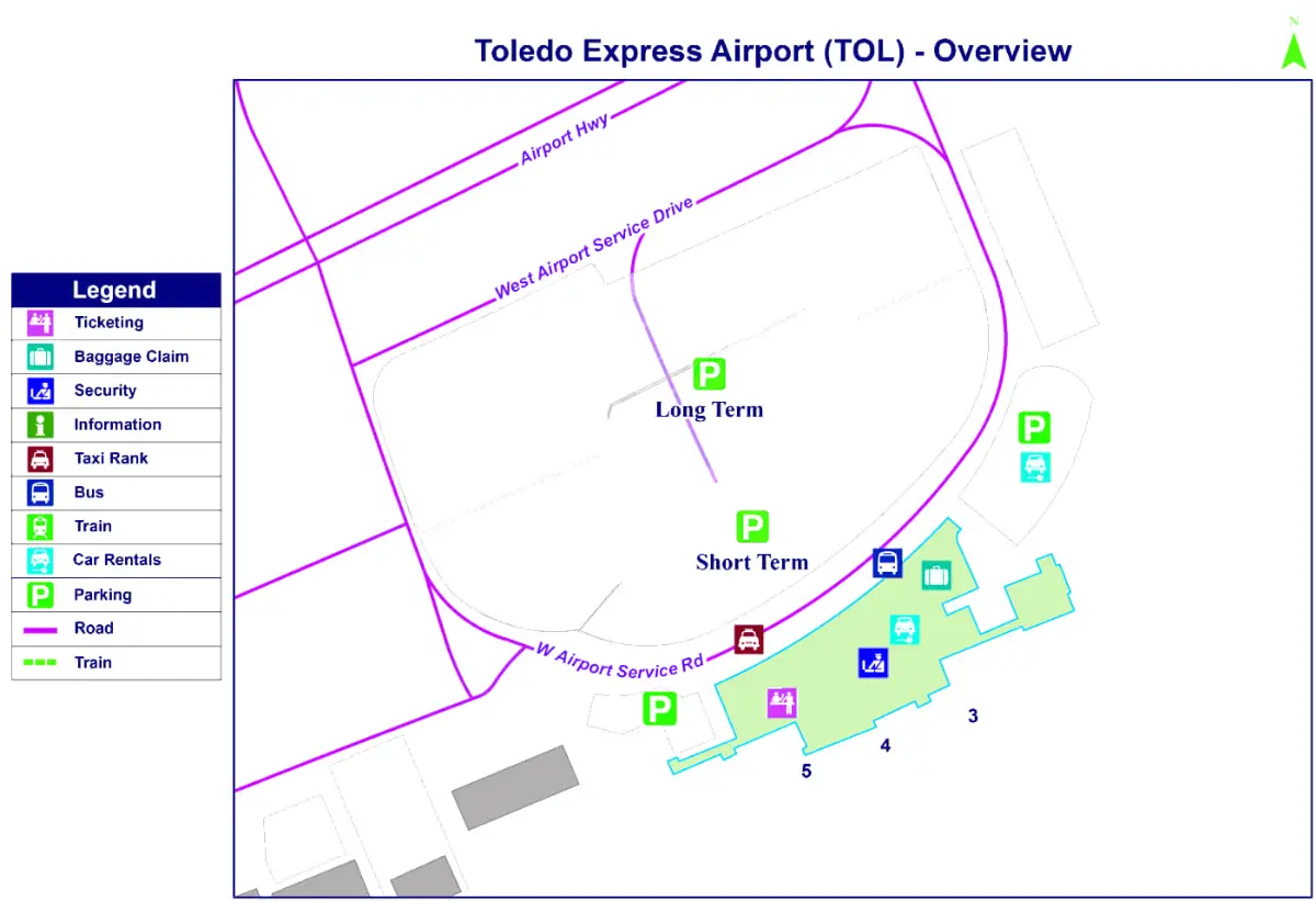 Luchthaven Toledo Express