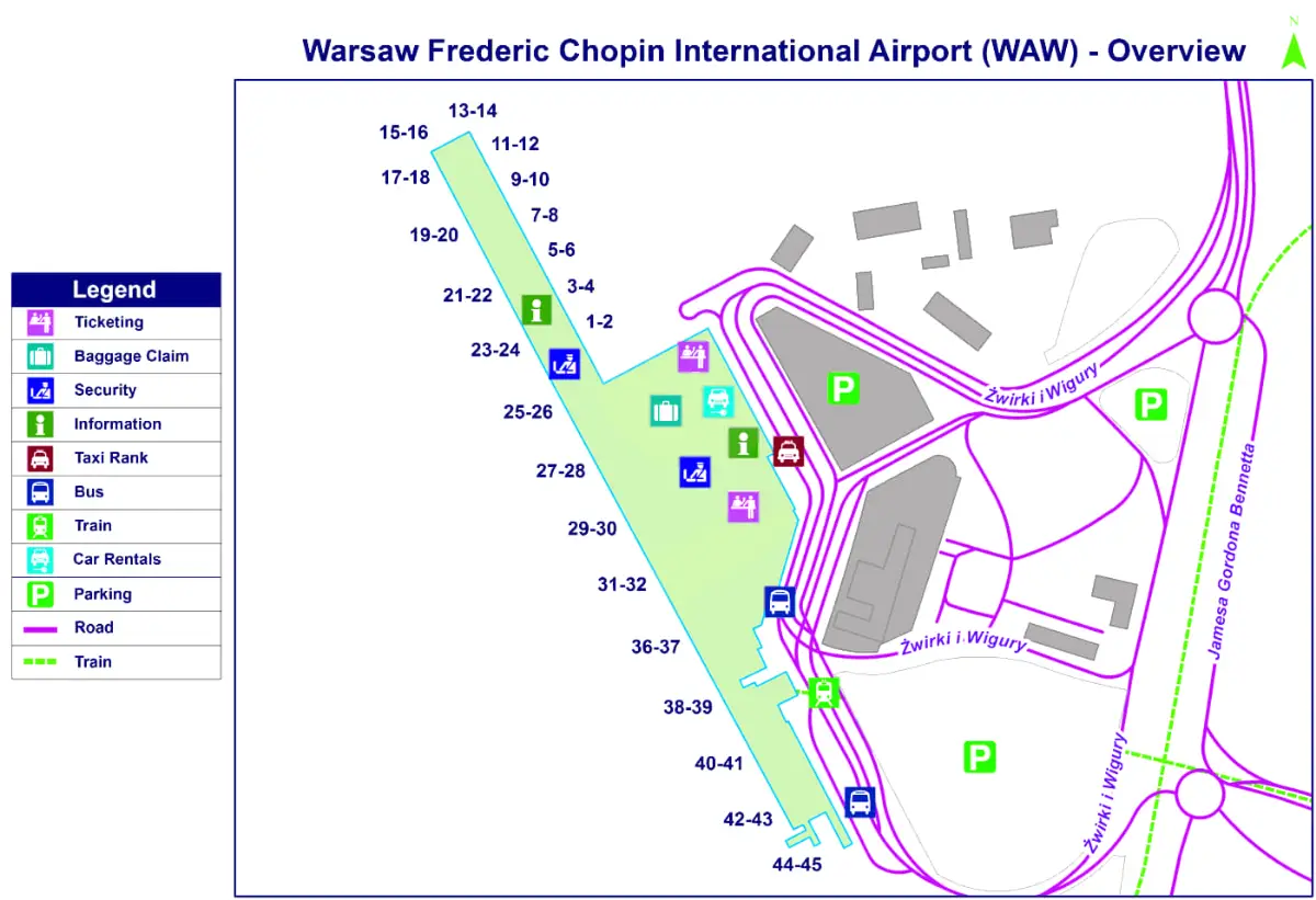 Luchthaven Warschau Chopin