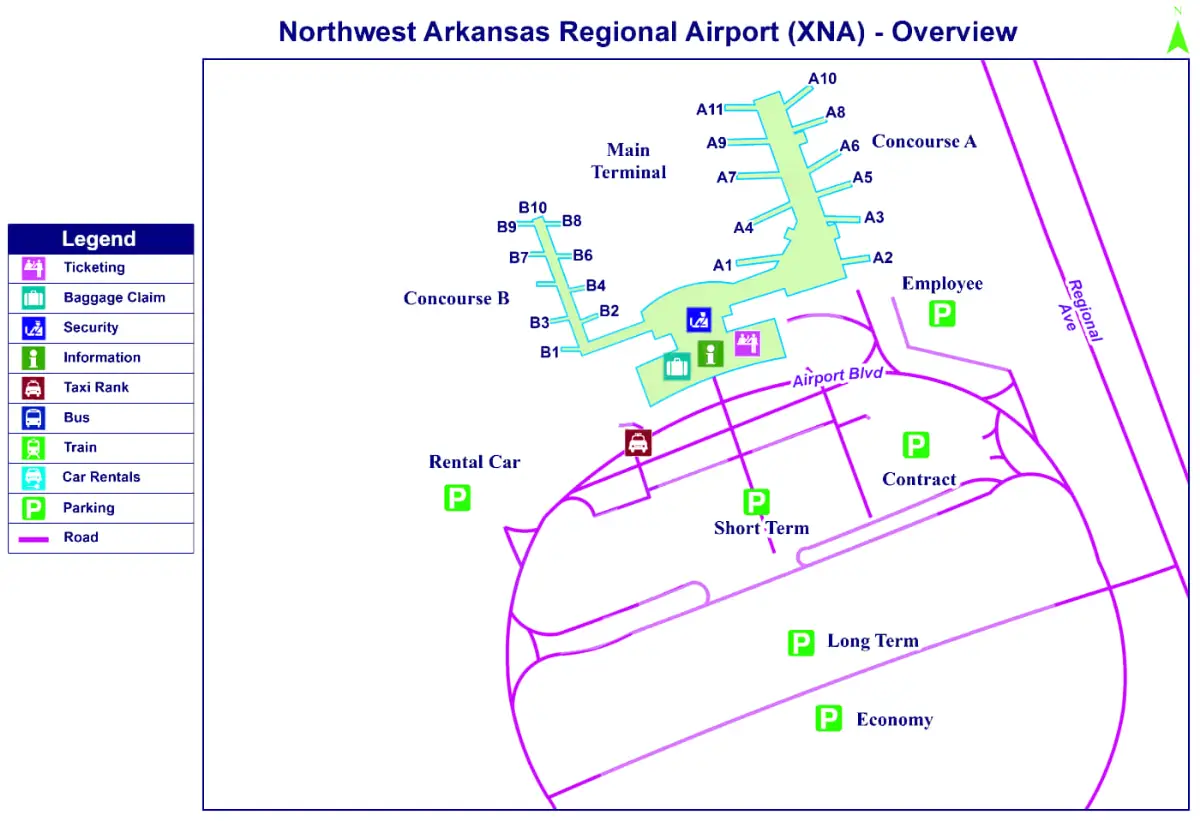 Northwest Arkansas regionale flyplass